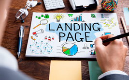 Landing form, as the main element of the landing page