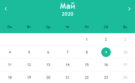 Доработка календаря: настраивам интервал времени в минутах
