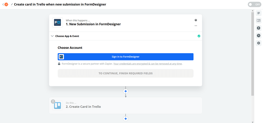 Подключите FormDesigner к сотням других приложений с помощью Zapier 4
