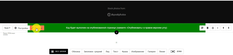 Как добавить форму в конструкторе сайтов Tilda 11