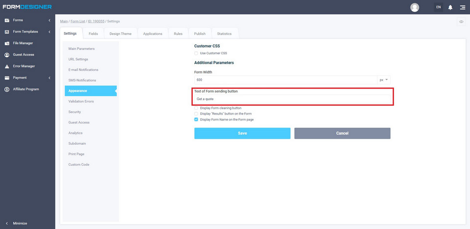 How to increase conversions on a trucking website using FormDesigner 15