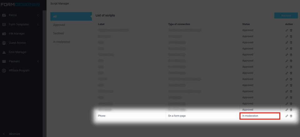 Automatic detection of the phone number mask by ip 9