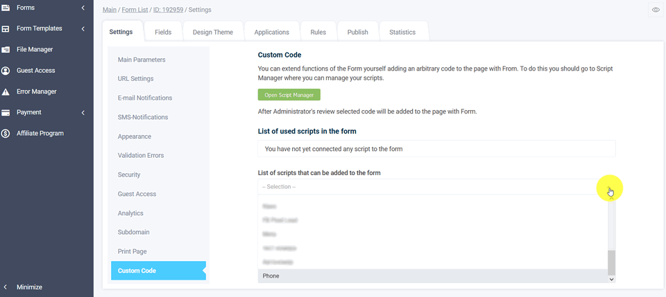 Automatic detection of the phone number mask by ip 10