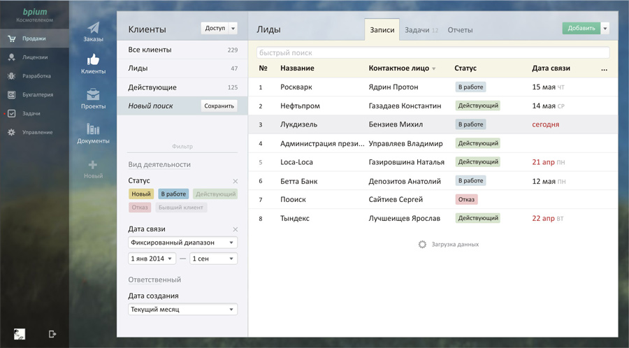 Бипиум российская платформа для создания индивидуальных корпоративных инфосистем